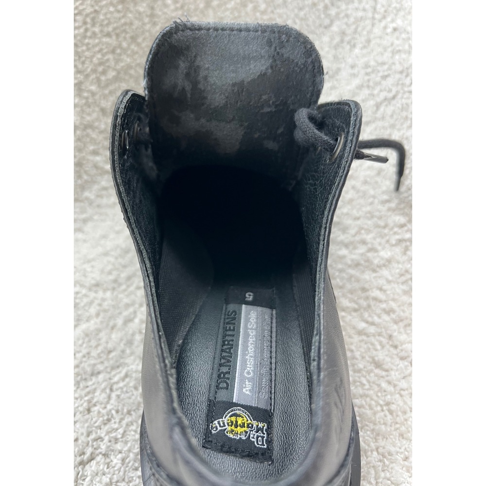 Dr Martens Black Leather Air Cushioned Sole Oxford Shoes Size 5 Chunky Y2K - Picture 7 of 12
